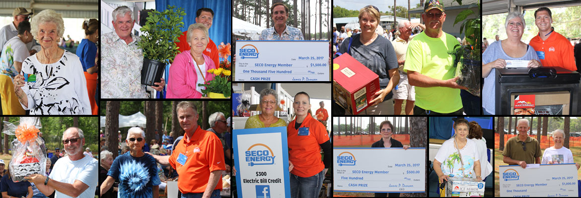 Picture gallery from SECO Energy’s 79th Annual Meeting on March 25, 2017 - Contest and prize winners
