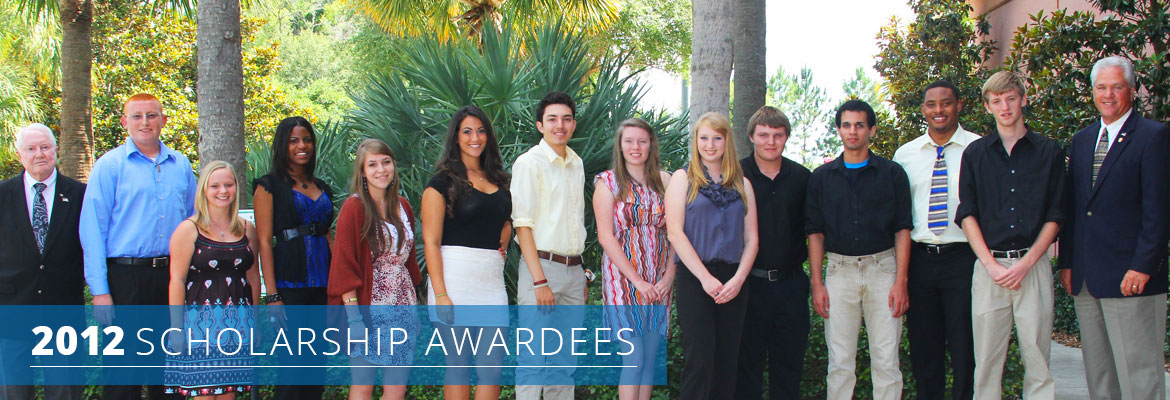 2012 Scholarship Awardees Group Picture