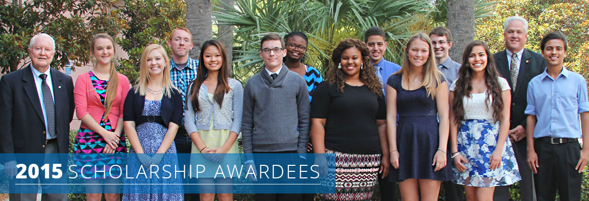 2015 Scholarship Awardees Group Picture